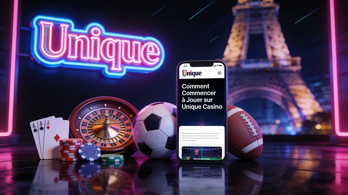 Comment Commencer à Jouer sur Unique Casino : guide unique casino pour les joueurs en France