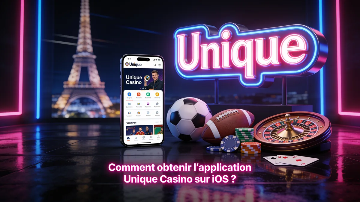 Comment obtenir l'application Unique Casino sur iOS ? : guide unique casino pour les joueurs en France