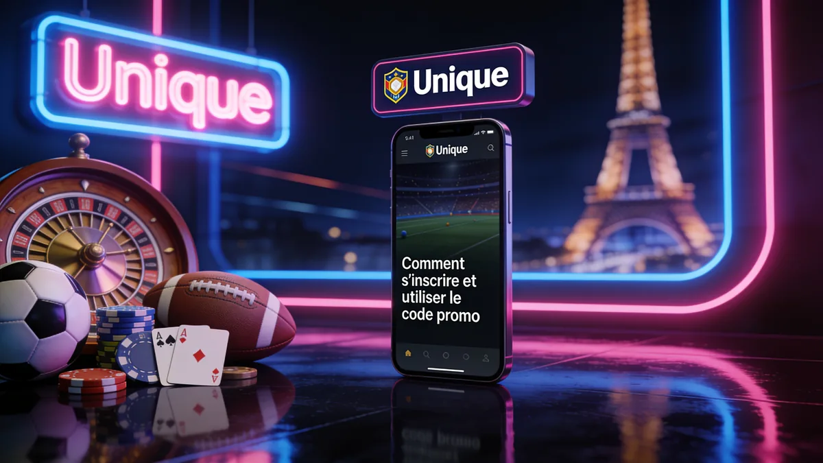 Comment s'inscrire et utiliser le code promo — unique casino en France